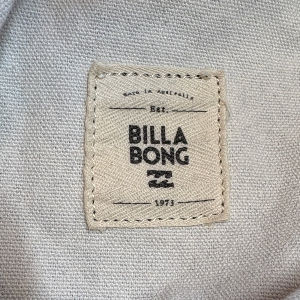 Billabong Black and White Cotton Patterned Messenger Bag/ Tote - Picture 3 of 10